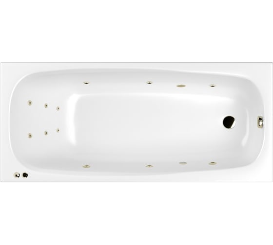 Изображение товара Ванна WHITECROSS Layla 180x80 "LINE" (бронза) 0102.180080.100.LINE.BR