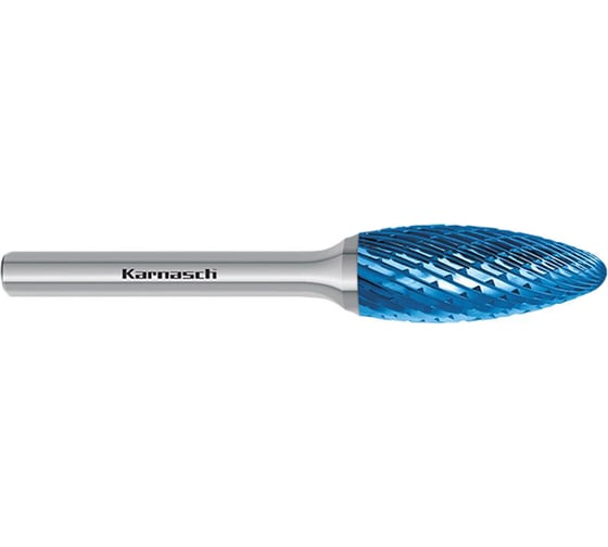 Изображение товара Бор-фреза твердосплавная форма H, язычок пламени, 5x9.5x3х38 мм Karnasch 11.5071-007
