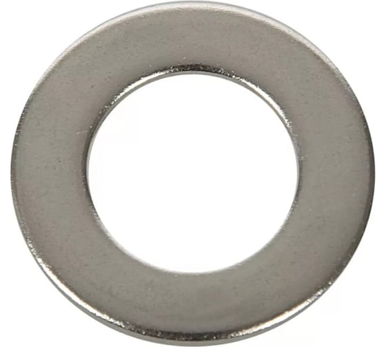 Изображение товара Плоская шайба ВИРТУОЗ м10, DIN 125a, нерж. сталь А2, 8 шт. 44680