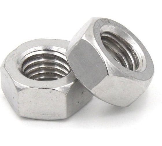 Изображение товара Шестигранная гайка ВИРТУОЗ m4, DIN 934, нерж. сталь А2, 20 шт. 44628