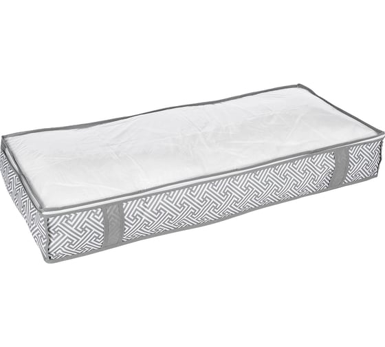 Изображение товара Кофр для хранения HANDY HOME орнамент, 1070х460х150, серый UC-206