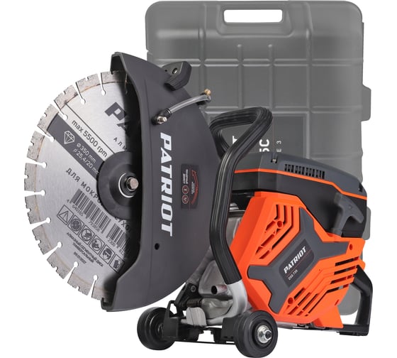 Изображение товара Бензорез Patriot DSG 735С, 75сс, 4.8 л.с, 350 мм, кейс 595102230