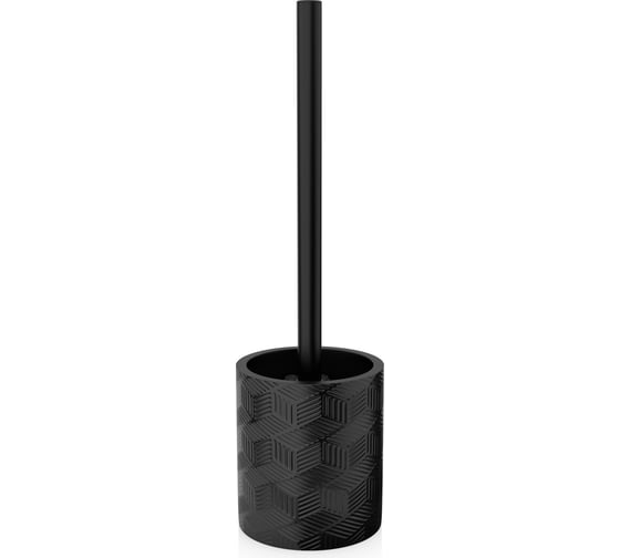 Изображение товара Напольный ерш FORA delicate black полирезин FOR-DLB025