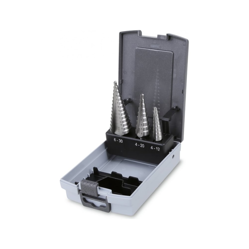 Изображение товара Набор ступенчатых сверл HSS-XE 3 шт Karnasch 21.3082 профессиональный инструмент