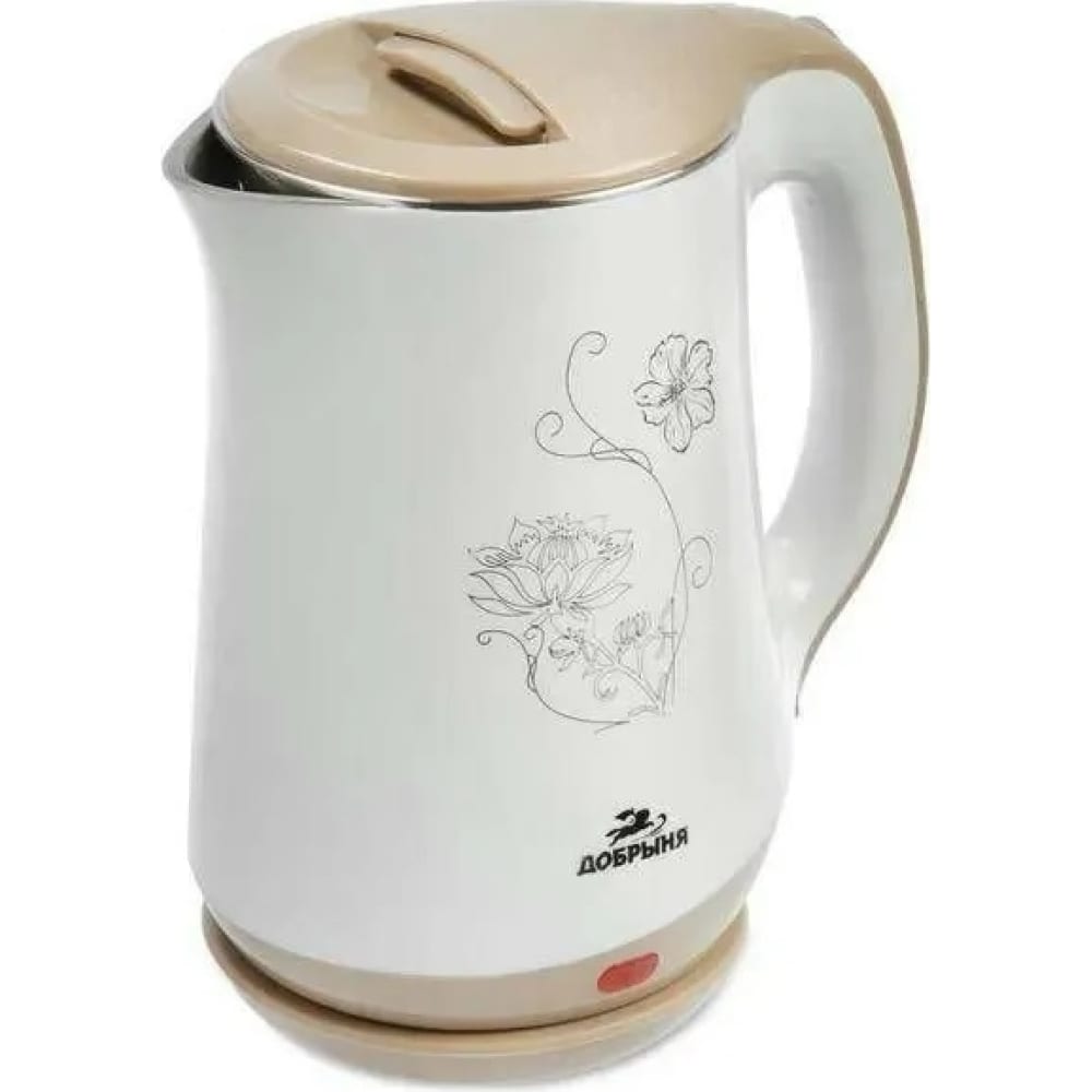 Электрический чайник Добрыня, цвет белый DO-1244 - фото 1