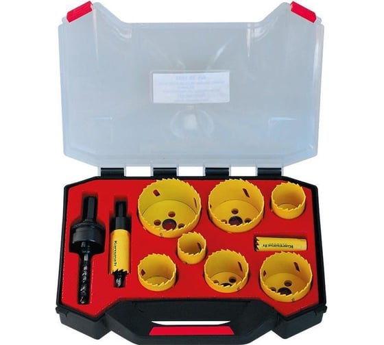 Изображение товара Набор коронок биметаллических 9 шт Karnasch 20.1502