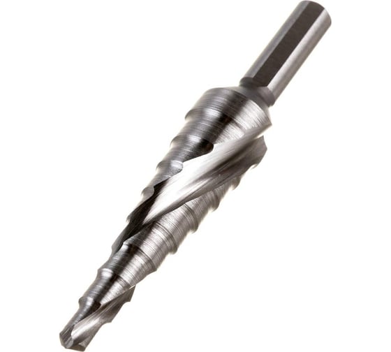 Изображение товара Сверло по металлу ступенчатое SPIRAL 4-12 мм, 70 мм, HSS-Co D.BOR D-SDSP-CO5-04-12-06