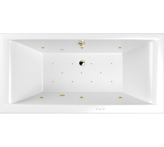 Изображение товара Ванна WHITECROSS Savia Duo 170x80 "RELAX" (золото) 0103.170080.100.RELAX.GL