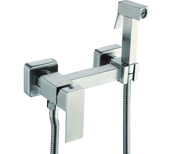 Изображение товара Смеситель с гигиенической лейкой Frap f7504-5 сатин 550853