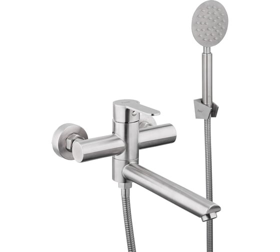 Изображение товара Смеситель для ванны Frap 35k f32801 нержавеющая сталь, сатин 550855