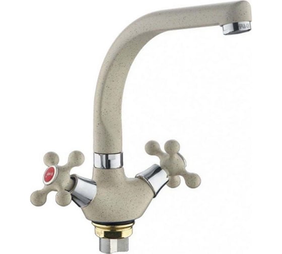 Изображение товара Смеситель для кухни Frap 1/2 кер f5408-10 светло-бежевый 540341