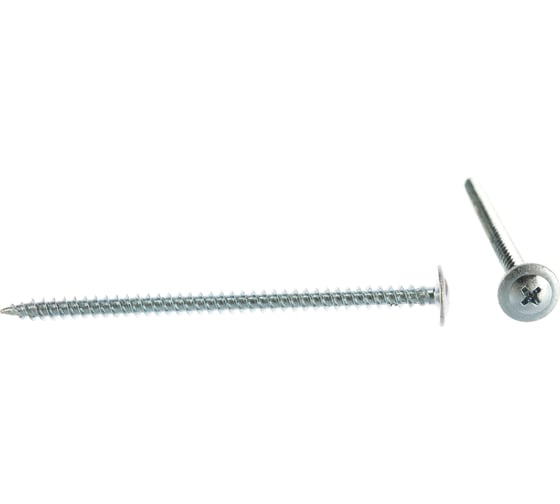 Изображение товара Саморезы с прессшайбой по листовому металлу до 0,9 мм Зубр PH2 4,2х76 мм 2000шт 4-300190-42-076