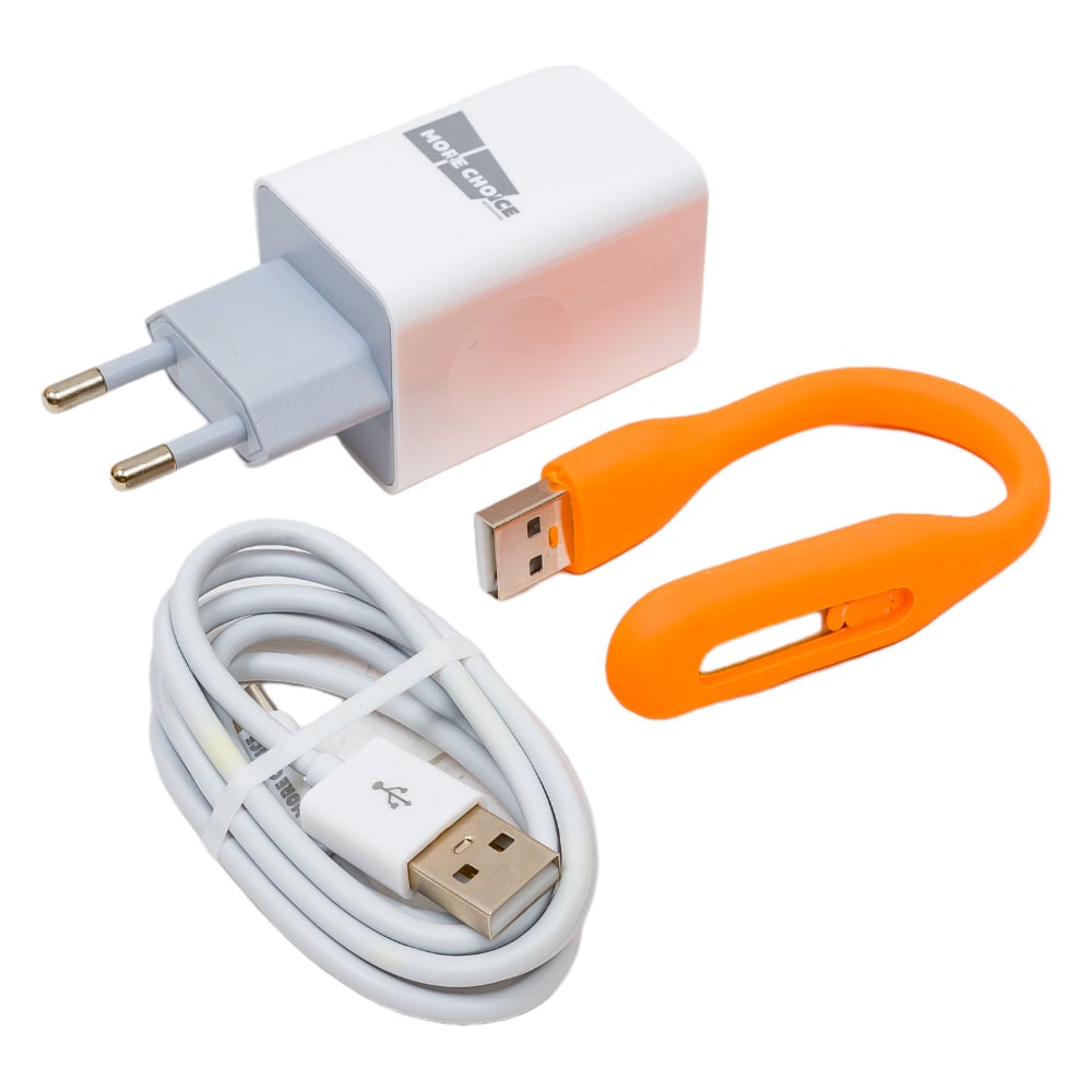 Сзу More Choice сетевое зарядное устройство hiper hp wc007 до 20вт usb usb type c белый hp wc007