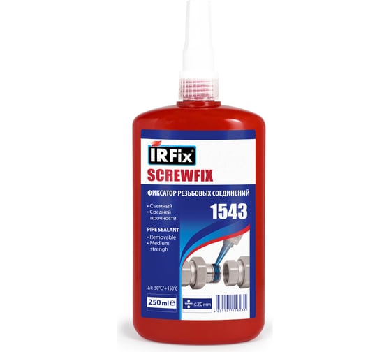 Изображение товара Анаэробный герметик IRFIX SCREWFIX 1543 250 мл 20080