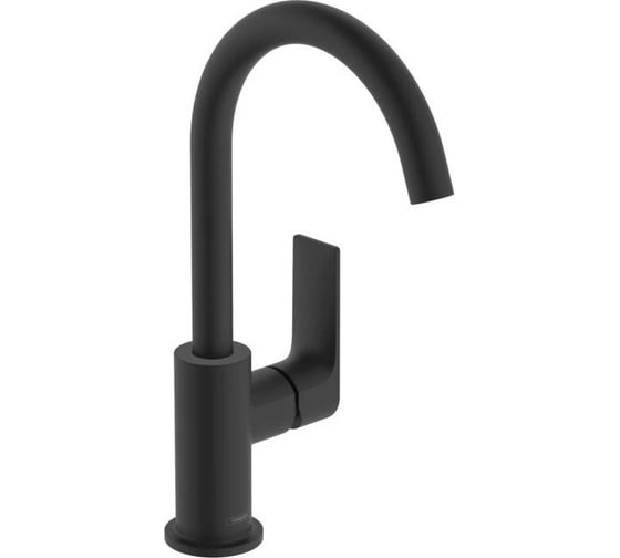 Изображение товара Смеситель для раковины Hansgrohe Rebris e 210 матовый черный 72576670 00000122412