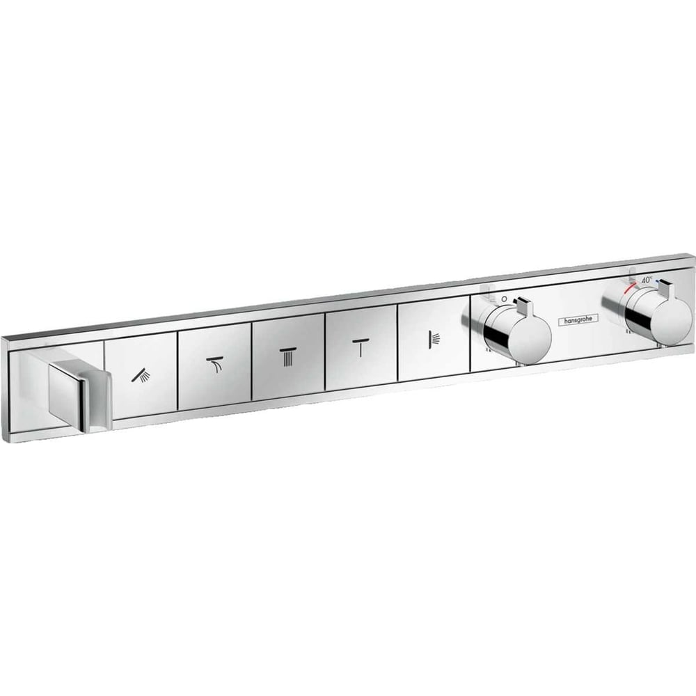 Изображение товара Термостатический смеситель для душа Hansgrohe Rainselect 15358000 встраиваемый хром