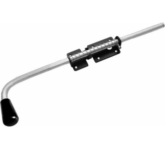 Изображение товара Засов с пружиной Домарт зсп-500, черный 170961