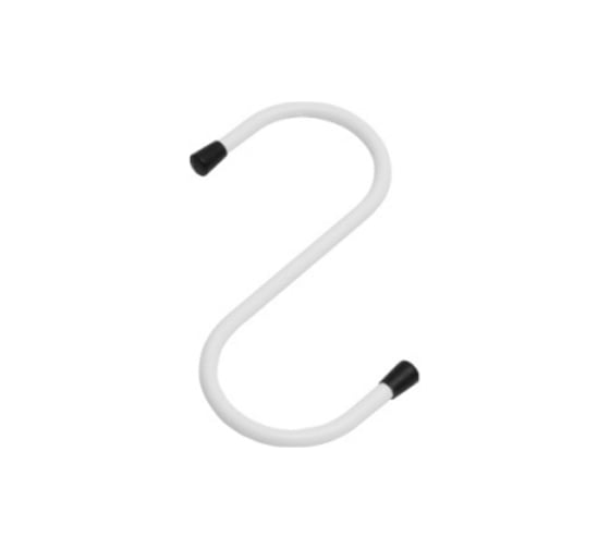 Изображение товара S-образный крюк DOMART 150х52хØ6 белый 4660046014643