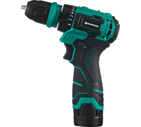 Изображение товара Бесщеточный аккумуляторный шуруповерт Rokodil Twist 2 Air 12 в, 36 нм, 2 ач, 1400 об/мин (2 АКБ) 1047298