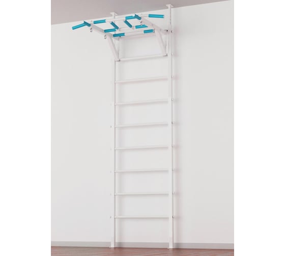 Изображение товара Шведская стенка BARFITS new age l1 турник рукоход, белый newage-l1-ruk-white