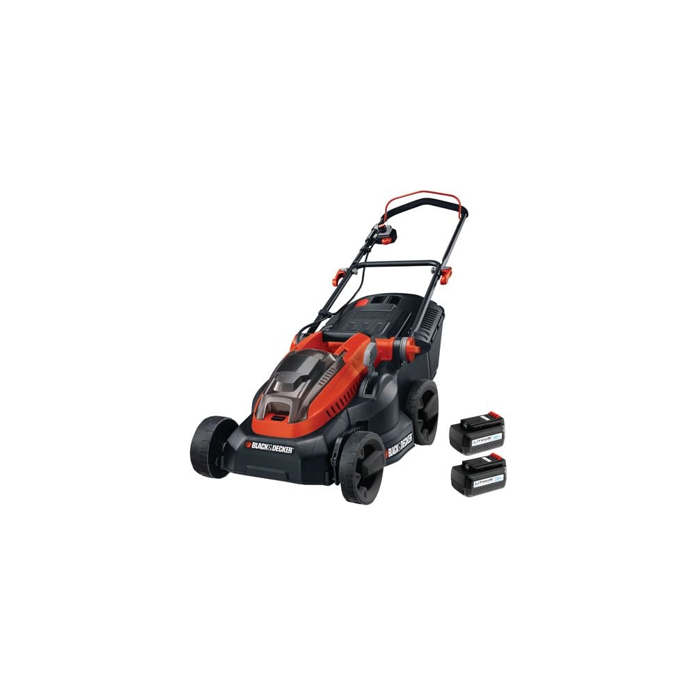 фото Аккумуляторная колесная газонокосилка black+decker clm3820l2