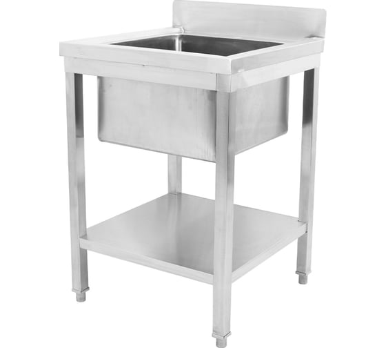 Изображение товара Моечная ванна Viatto Commercial с бортом, нержавеющая стальva-std150a 600x700x850 мм 167491