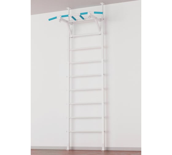 Изображение товара Шведская стенка BARFITS new age l1 турник 3 хвата, белый newage-l1-white