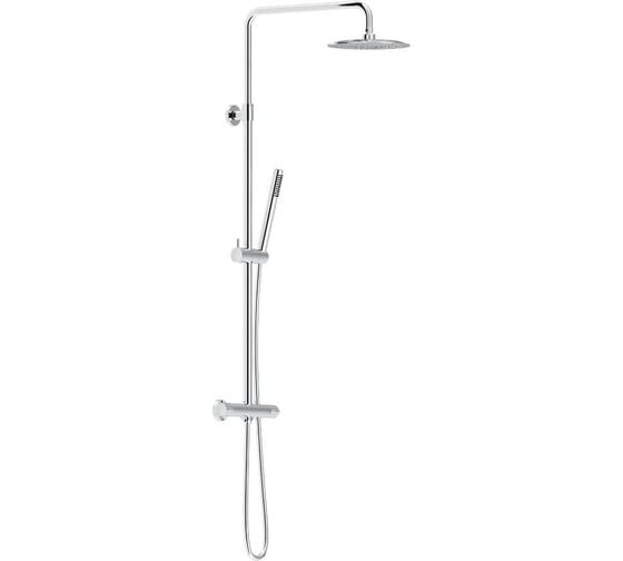 Изображение товара Душевая система Damixa Scandinavian Pure с душевым термостатическим смесителем, хром 936800000