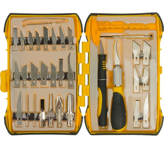 Изображение товара Набор резцов по дереву STAYER PROFI 33 шт 1831-H33