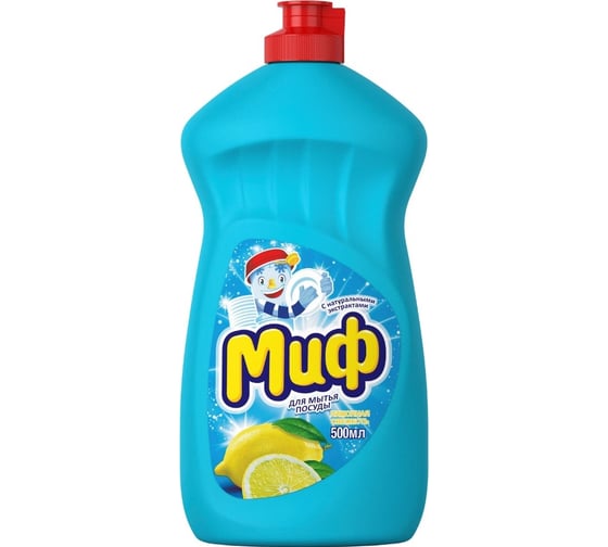 Изображение товара Средство для мытья посуды МИФ Лимонная свежесть 500мл 0001042101