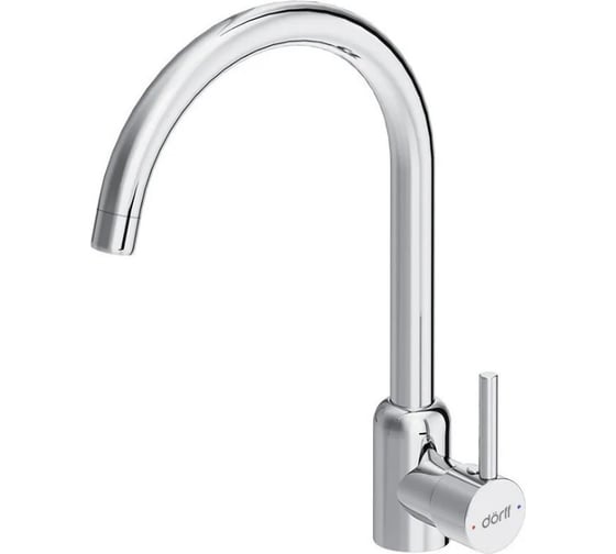 Изображение товара Кухонный смеситель Dorff Logic поворотный, хром D3007000