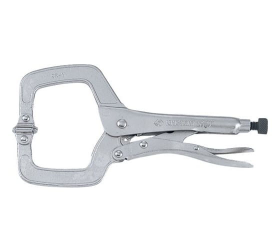 Изображение товара С-образный зажим с фиксатором и подвижными губками 280 мм KING TONY 6625-11
