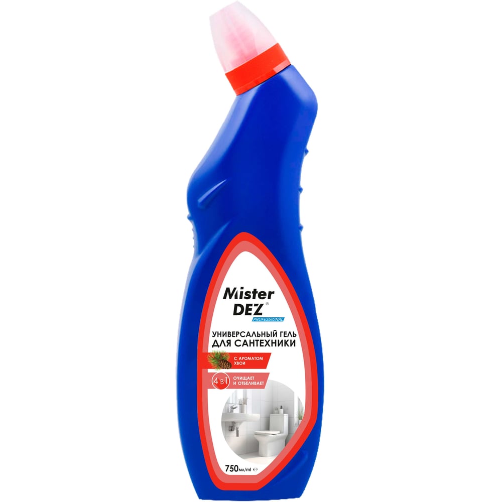 Изображение товара Гель для сантехники Mister Dez Хвоя 750 мл универсальное жидкое средство