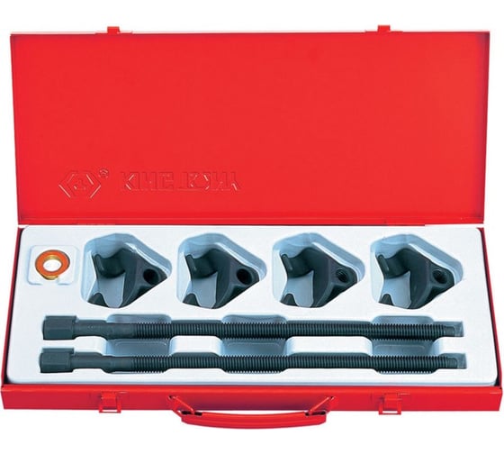 Изображение товара Набор для стяжки пружин амортизатора (85-370 мм, кованые крюки, 6 предметов) KING TONY 9BF11