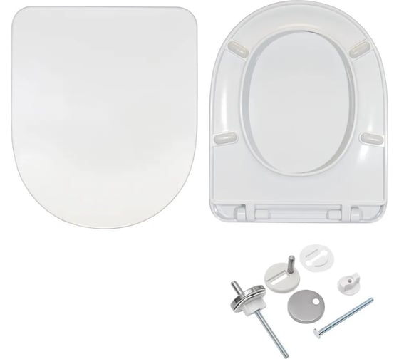 Изображение товара Cидение Sanita Amalfi из дюропласта, с системой soft close для Art, Best Attica, Fest 00000056128