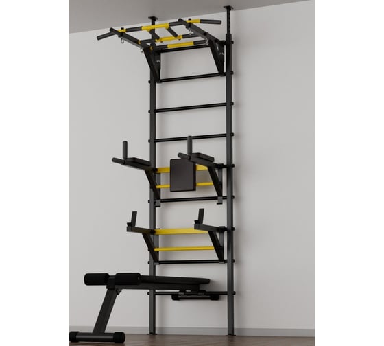 Изображение товара Шведская стенка BARFITS new age l4 турник рукоход, черный newage-l4-ruk-black