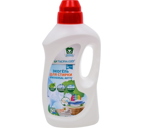 Изображение товара Эко-гель для стирки Тысяча озер "Универсальный", 1 л 1816