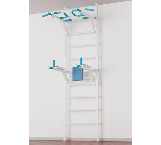Изображение товара Шведская стенка BARFITS new age l2 турник рукоход, белый newage-l2-ruk-white