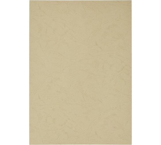 Изображение товара Картонные обложки для переплета ProMega office A4 230 гкв.м бежевые текстура кожа, 100 шт в упаковке 254599