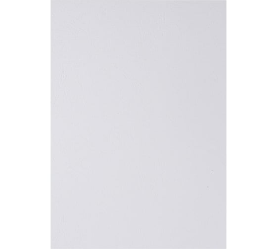 Изображение товара Картонные обложки для переплета ProMega office А4 230 гкв.м белые текстура кожа, 100 шт в упаковке 254600