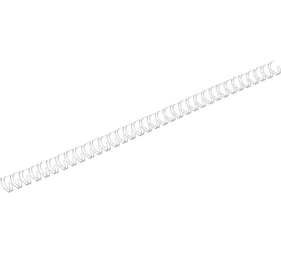 Изображение товара Пружины для переплета ProMega office металл 7,9 мм белые 100 шт в упаковке для сшивания 60 листов 127110