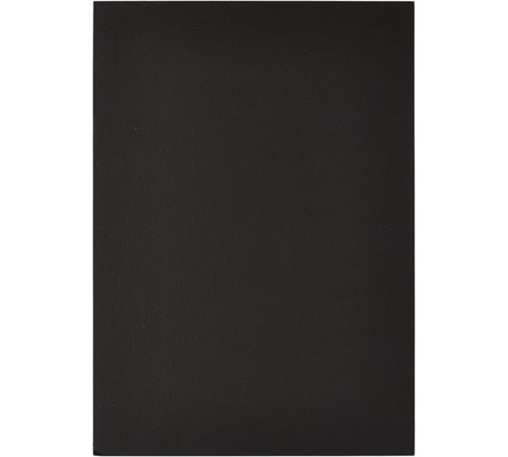 Изображение товара Картонные обложки для переплета ProMega office А4 230 гкв.м черные текстура кожа, 100 шт в упаковке 254598