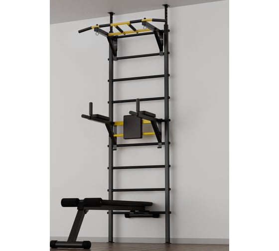 Изображение товара Шведская стенка BARFITS new age l3 турник 3 хвата, черный newage-l3-black