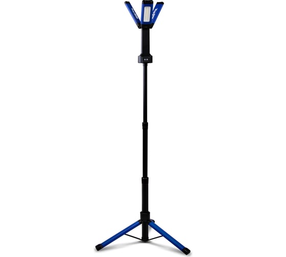 Изображение товара Аккумуляторная мачта освещения TopOn LED 2000 лм 3.7 B 4 Ач 14.8 Втч поворотные световые блоки, крючок, магниты, стойка, высота 21-146 см TOP-MX2T