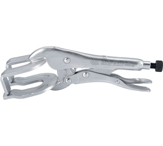 Изображение товара Зажим с фиксатором и U-образными губками (225 мм) KING TONY 6665-09