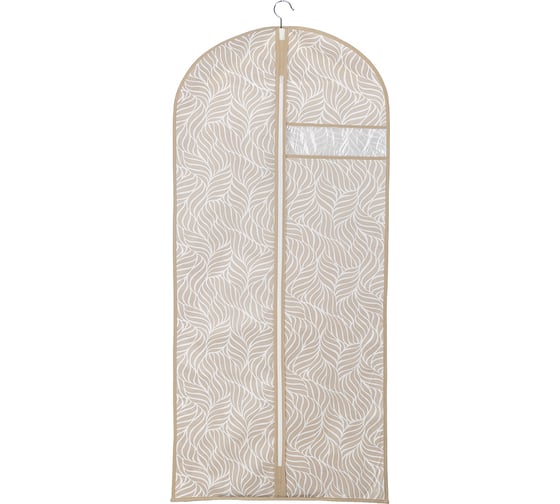 Изображение товара Чехол для одежды HANDY HOME листья, 1300х600, бежевый UC-209
