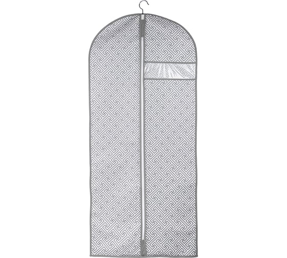 Изображение товара Чехол для одежды HANDY HOME орнамент, 1300х600, серый UC-201