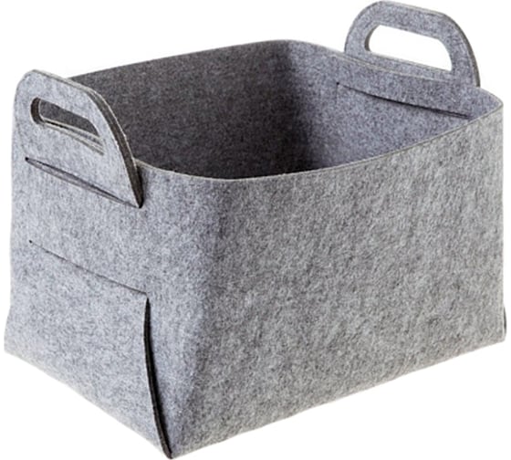 Изображение товара Корзина для хранения HANDY HOME фетр, 300х230х160, серый UC-196