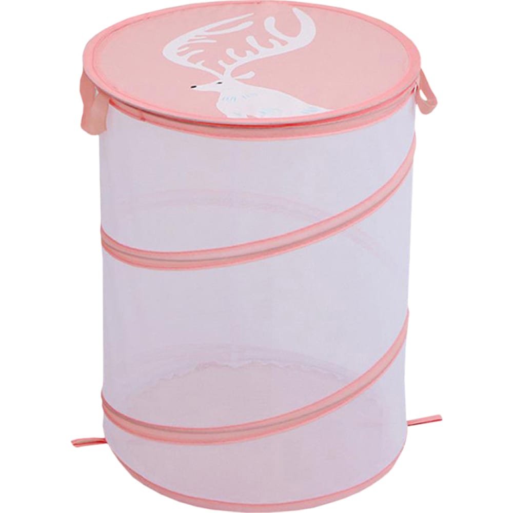Корзина-сетка HANDY HOME коробка для ов с вазой и pvc окнами складная насыщенно розовый 23 х 30 х 23 см