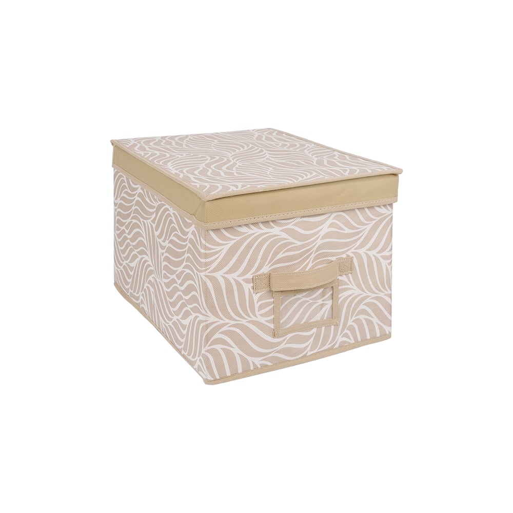 Изображение товара Короб для хранения HANDY HOME листья 400х300х250 бежевый UC-211